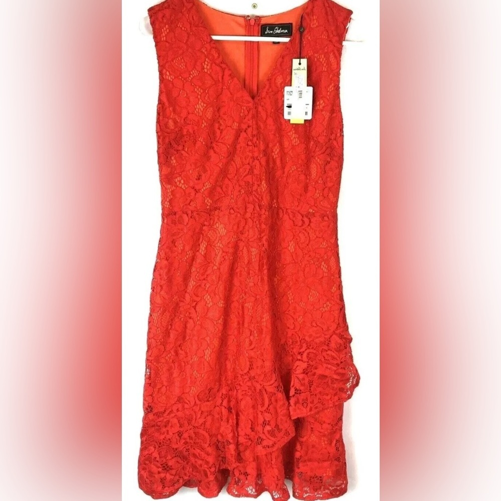 Sam Edelman Women’s Orange Sleeveless Dress Size 2
